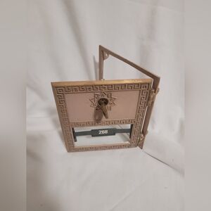 Vintage Post Office Mailbox Door Cover By Auth Elec. 1970 Door Number 268